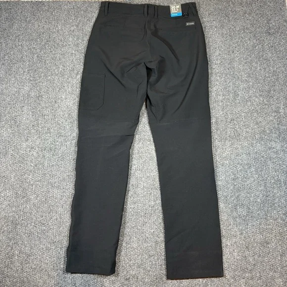 Columbia Omni-Shade Landroamer Pants Mens 40x32 Black Performance Straight Fit - Picture 2 of 14